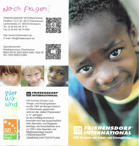 Friedensdorf Sponsorenlauf